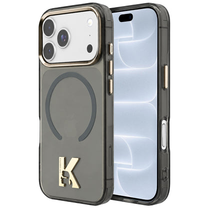Etui MagSafe do Apple iPhone 18 Pro / 17 Pro, Karl Lagerfeld, IML Karl Head Logo, czarne