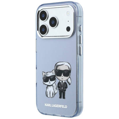Etui MagSafe do Apple iPhone 18 Pro / 17 Pro, Karl Lagerfeld, IML KC Bodies Sketch Print, Niebieskie
