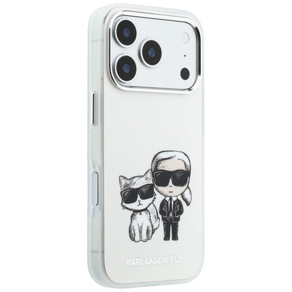 Etui MagSafe do Apple iPhone 18 Pro / 17 Pro, Karl Lagerfeld, IML KC Bodies Sketch Print, Beż