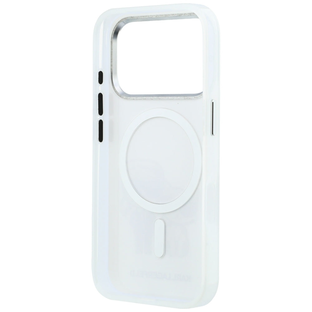 Etui MagSafe do Apple iPhone 18 Pro / 17 Pro, Karl Lagerfeld, IML KC Bodies Sketch Print, Beż