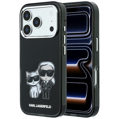 Etui MagSafe do Apple iPhone 18 Pro / 17 Pro, Karl Lagerfeld, IML KC Bodies Sketch Print, Czarna