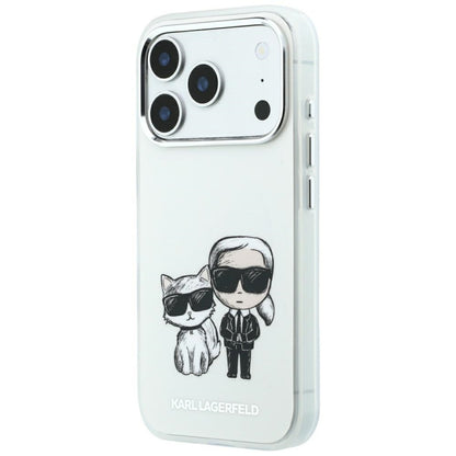 Etui MagSafe do Apple iPhone 18 Pro / 17 Pro, Karl Lagerfeld, KC Bodies Sketch, Beżowe