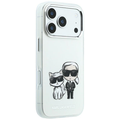 Etui MagSafe do Apple iPhone 18 Pro / 17 Pro, Karl Lagerfeld, KC Bodies Sketch, Beżowe