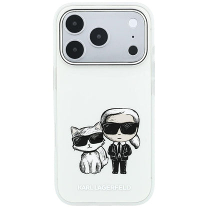 Etui MagSafe do Apple iPhone 18 Pro / 17 Pro, Karl Lagerfeld, KC Bodies Sketch, Beżowe