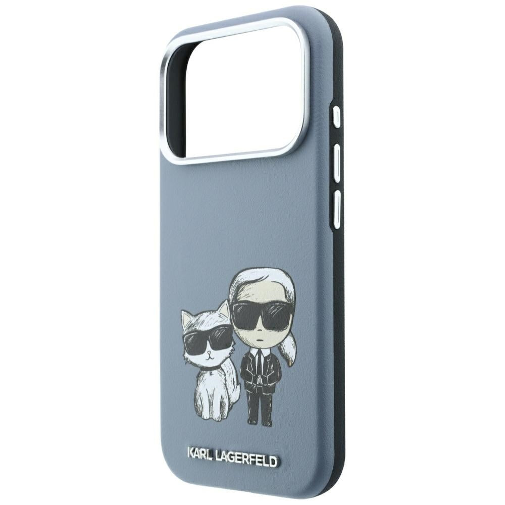 Etui MagSafe do Apple iPhone 18 Pro / 17 Pro, Karl Lagerfeld, KC Bodies Sketch, Bleu