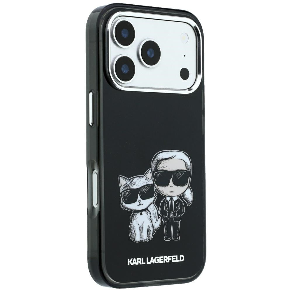 Etui MagSafe do Apple iPhone 18 Pro / 17 Pro, Karl Lagerfeld, KC Bodies Sketch, Czarny