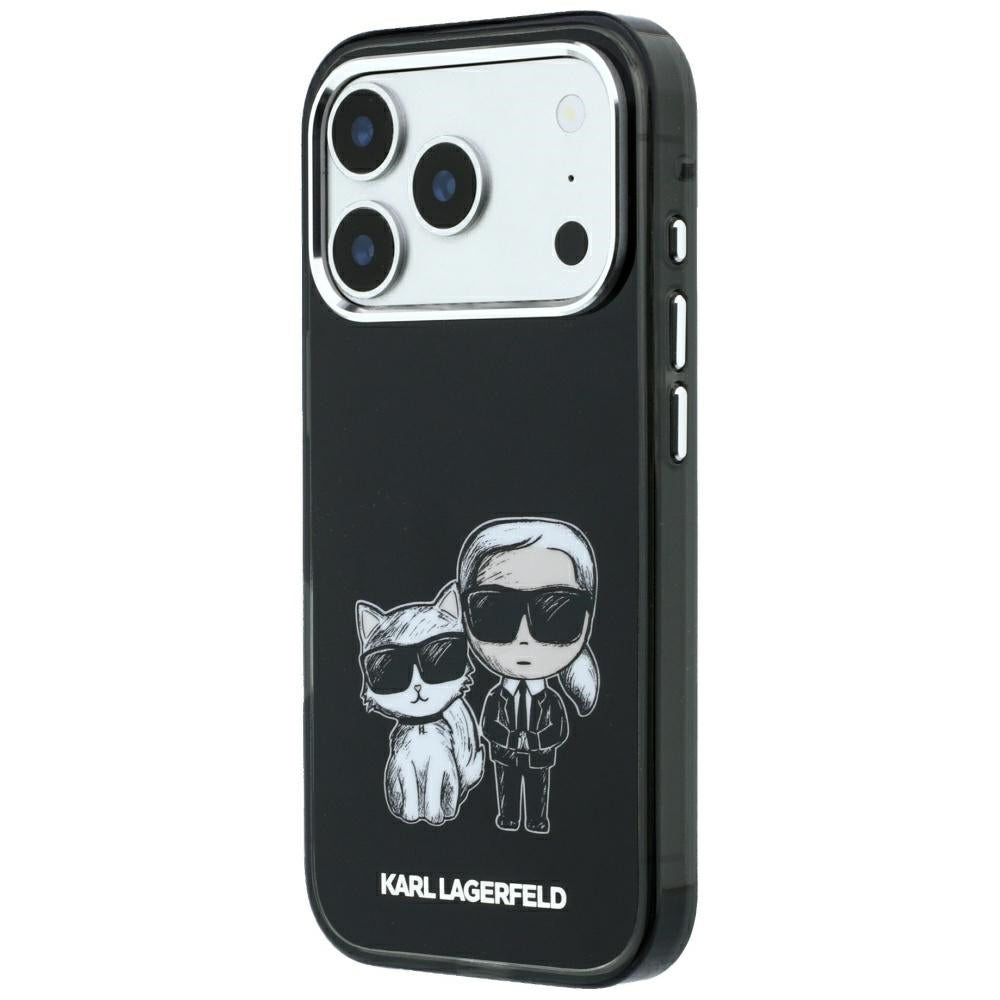 Etui MagSafe do Apple iPhone 18 Pro / 17 Pro, Karl Lagerfeld, KC Bodies Sketch, Czarny