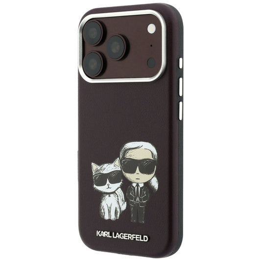 Etui MagSafe do Apple iPhone 18 Pro / 17 Pro, Karl Lagerfeld, KC Bodies Sketch, Wiśniowy