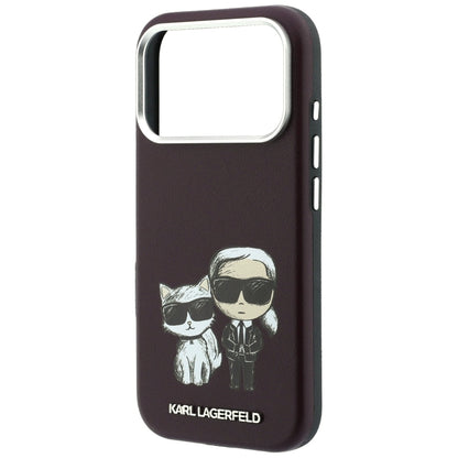 Etui MagSafe do Apple iPhone 18 Pro / 17 Pro, Karl Lagerfeld, KC Bodies Sketch, Wiśniowy