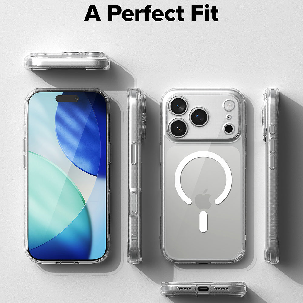Etui MagSafe do Apple iPhone 18 Pro / 17 Pro, Ringke, Fusion, Przezroczyste