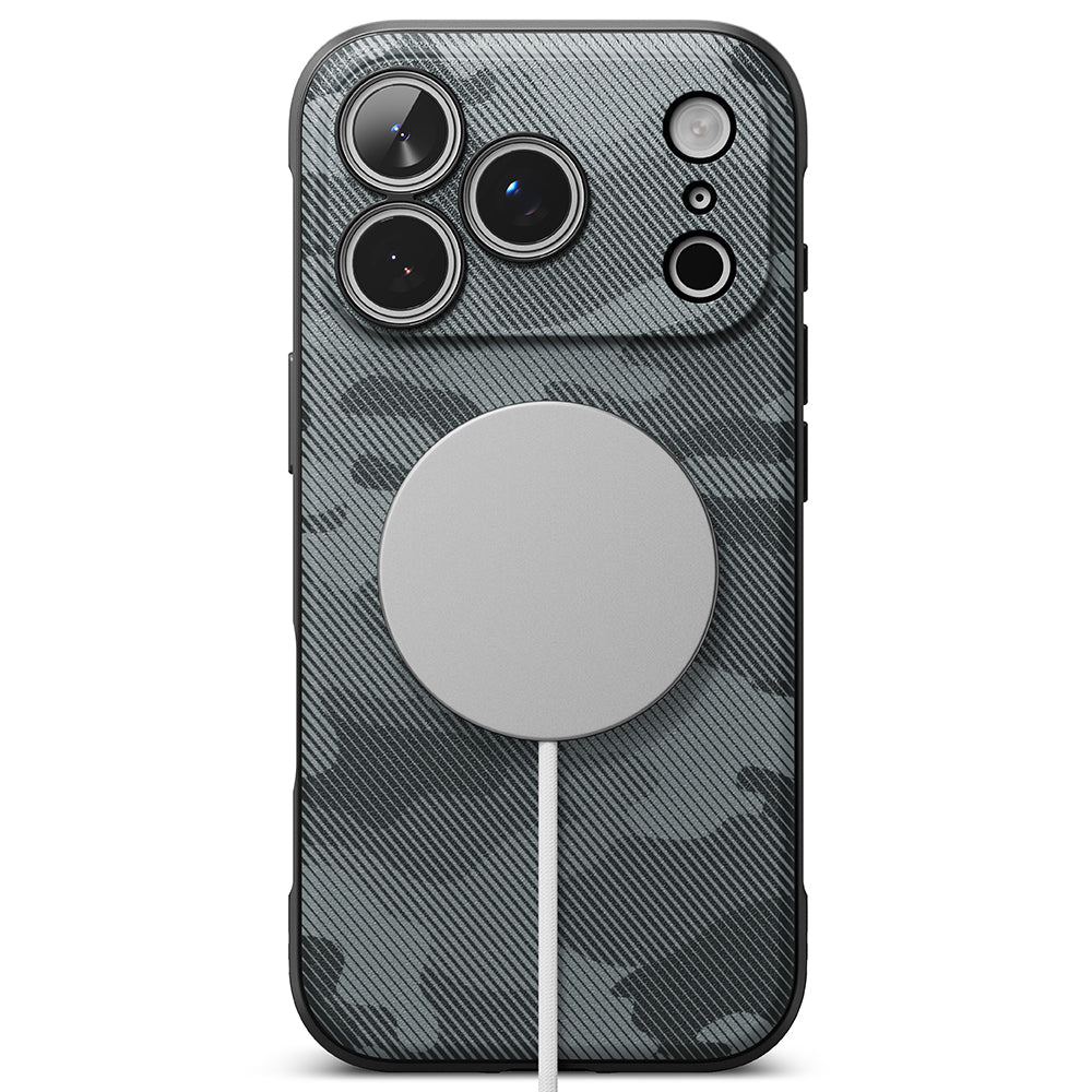 Etui MagSafe do Apple iPhone 18 Pro / 17 Pro, Ringke, Onyx, Kamuflaż