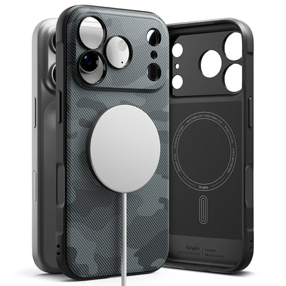 Etui MagSafe do Apple iPhone 18 Pro / 17 Pro, Ringke, Onyx, Kamuflaż