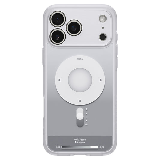 MagSafe Case for Apple iPhone 18 Pro / 17 Pro, Spigen, Ultra Hybrid Classic, Silver ACS12167
