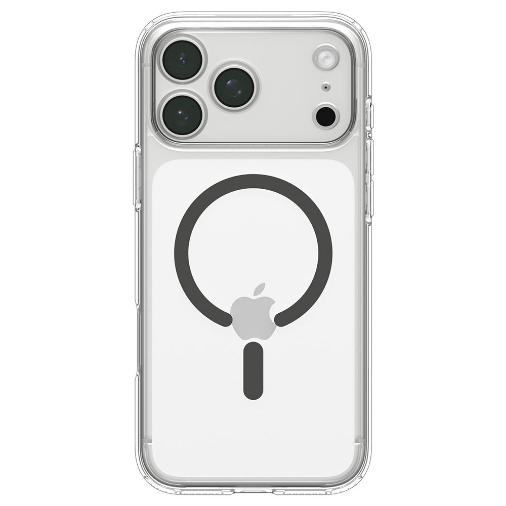 Etui MagSafe do Apple iPhone 18 Pro / 17 Pro, Spigen, Ultra Hybrid, Przezroczysty szary ACS12156