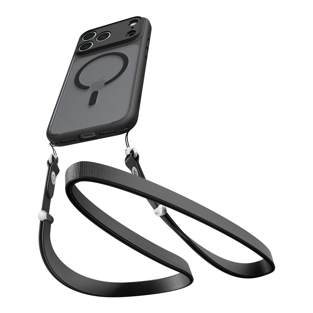 Etui MagSafe do Apple iPhone 18 Pro / 17 Pro, Spigen, Ultra Hybrid, Czarna Satynowa ACS12160