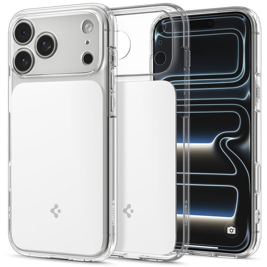 Etui MagSafe do Apple iPhone 18 Pro / 17 Pro, Spigen, Ultra Hybrid T, Białe ACS12169