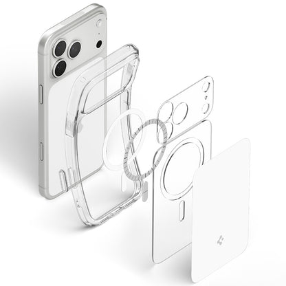 Etui MagSafe do Apple iPhone 18 Pro / 17 Pro, Spigen, Ultra Hybrid T, Białe ACS12169