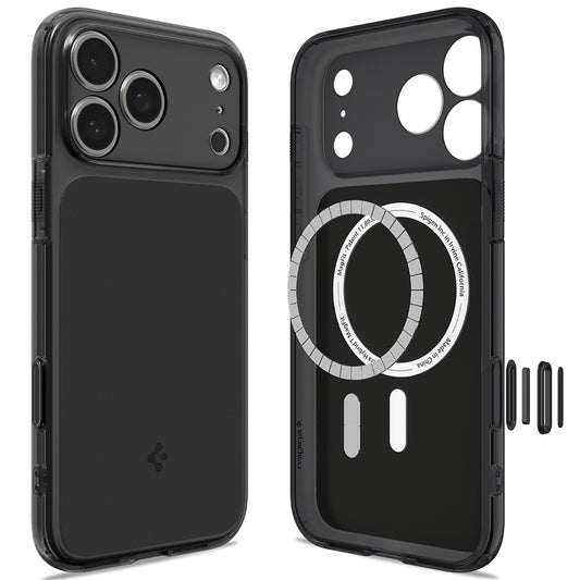 Etui MagSafe do Apple iPhone 18 Pro / 17 Pro, Spigen, Ultra Hybrid T, Czarny Mat ACS12171