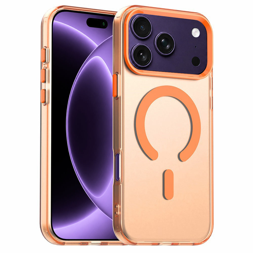 MagSafe Case for Apple iPhone 18 Pro / 17 Pro, Techsuit, CandyCase, Orange