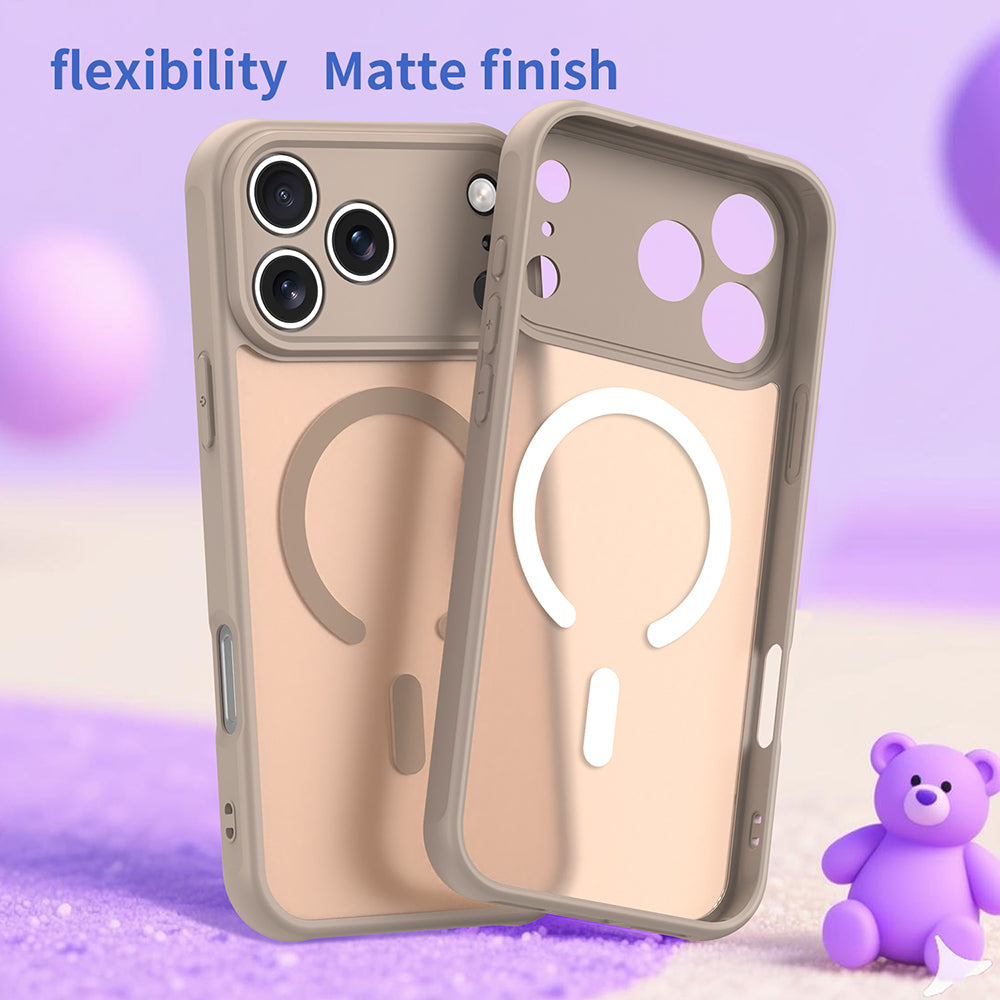 MagSafe Case for Apple iPhone 18 Pro / 17 Pro, Techsuit, HaloFrost II, Gold