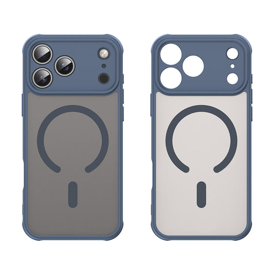 Etui MagSafe do Apple iPhone 18 Pro / 17 Pro, Techsuit, HaloFrost II, Granatowy