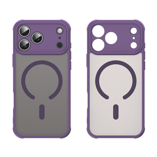 Etui MagSafe do Apple iPhone 18 Pro / 17 Pro, Techsuit, HaloFrost II, Fioletowy
