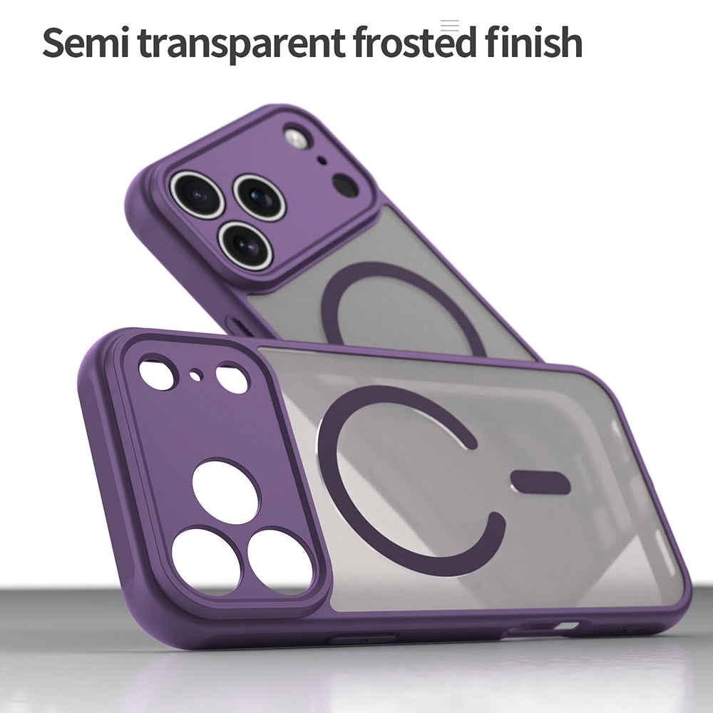 MagSafe Case for Apple iPhone 18 Pro / 17 Pro, Techsuit, HaloFrost II, Purple