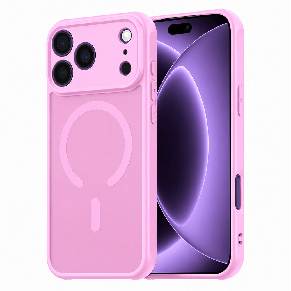 Etui MagSafe dla Apple iPhone 18 Pro / 17 Pro, Techsuit, HaloFrost II, Różowe