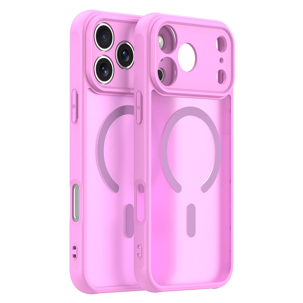 Etui MagSafe dla Apple iPhone 18 Pro / 17 Pro, Techsuit, HaloFrost II, Różowe