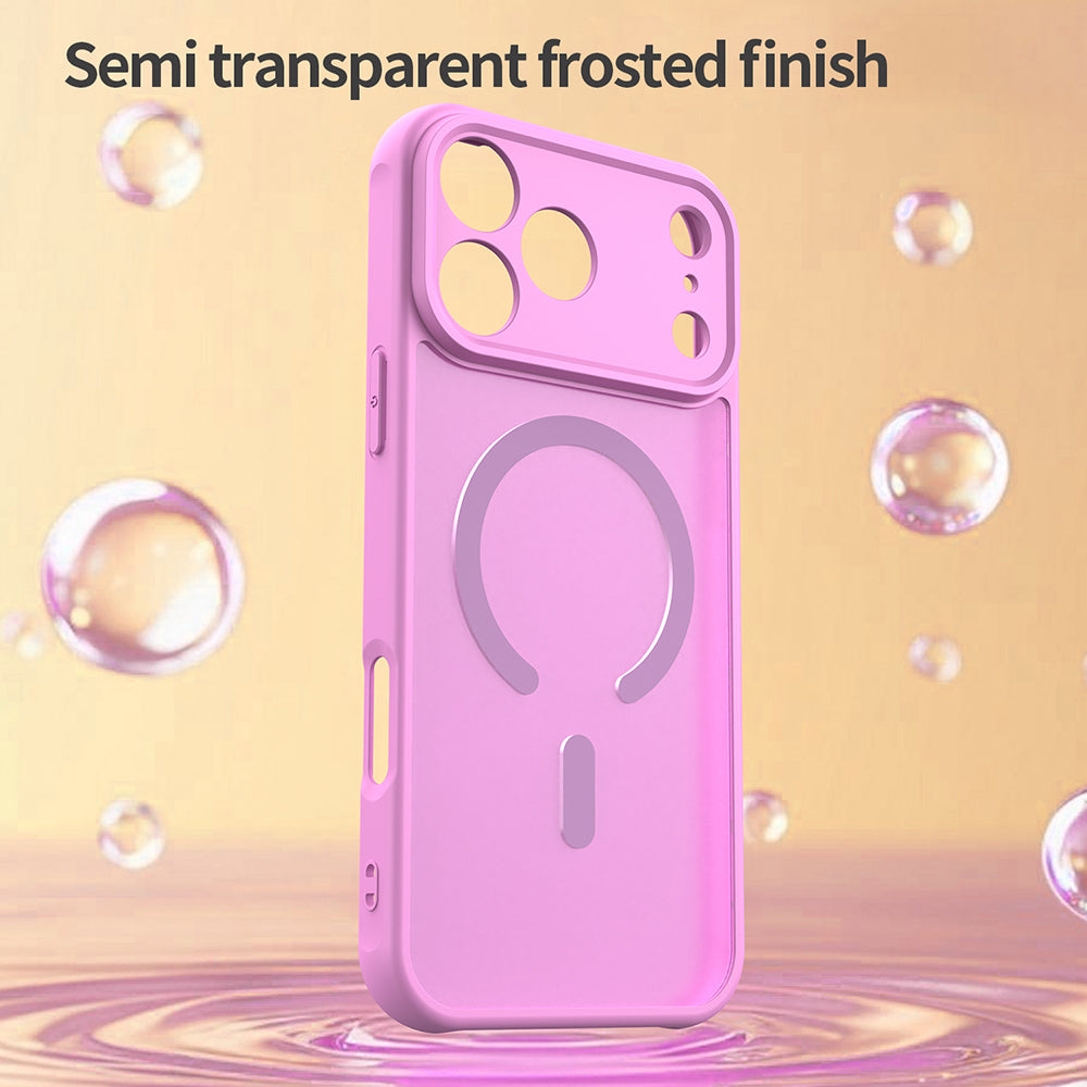 Etui MagSafe dla Apple iPhone 18 Pro / 17 Pro, Techsuit, HaloFrost II, Różowe
