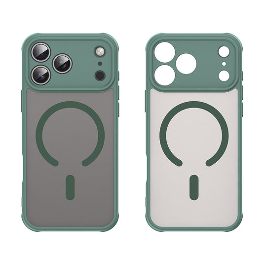 Etui MagSafe do Apple iPhone 18 Pro / 17 Pro, Techsuit, HaloFrost II, Zielony