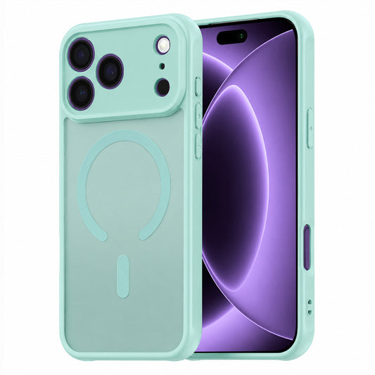 Etui MagSafe do Apple iPhone 18 Pro / 17 Pro, Techsuit, HaloFrost II, Jasnozielony