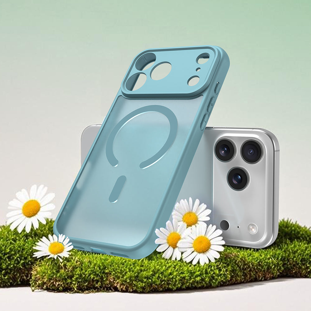 Etui MagSafe do Apple iPhone 18 Pro / 17 Pro, Techsuit, HaloFrost II, Jasnozielony