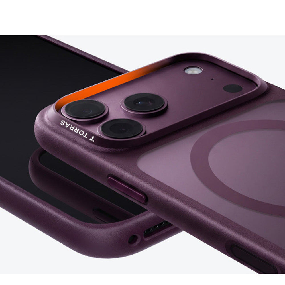 MagSafe Case for Apple iPhone 18 Pro / 17 Pro, Torras, Guardian, Purple