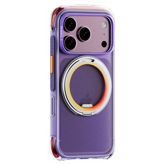 Etui MagSafe dla Apple iPhone 18 Pro / 17 Pro, Torras, O3 Air Core, Fioletowy