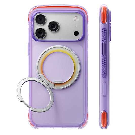 Etui MagSafe dla Apple iPhone 18 Pro / 17 Pro, Torras, O3 Air Core, Fioletowy