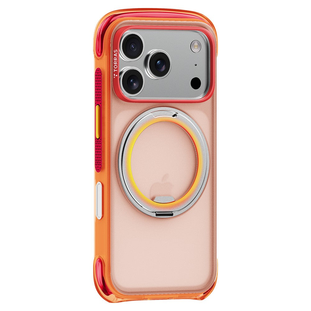 Etui MagSafe do Apple iPhone 18 Pro / 17 Pro, Torras, O3 Air Core, Pomarańczowe