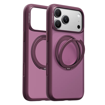 Etui MagSafe do Apple iPhone 18 Pro / 17 Pro, Torras, Ostand O1 Guardian, Fioletowy