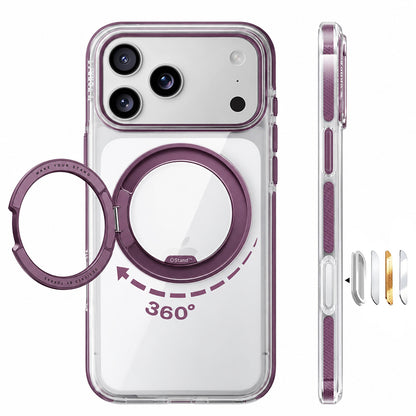 Etui MagSafe dla Apple iPhone 18 Pro / 17 Pro, Torras, Ostand O3 Light, Fioletowy