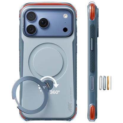 Etui MagSafe do Apple iPhone 18 Pro / 17 Pro, Torras, Ostand Q3 Air Pro, Niebieski