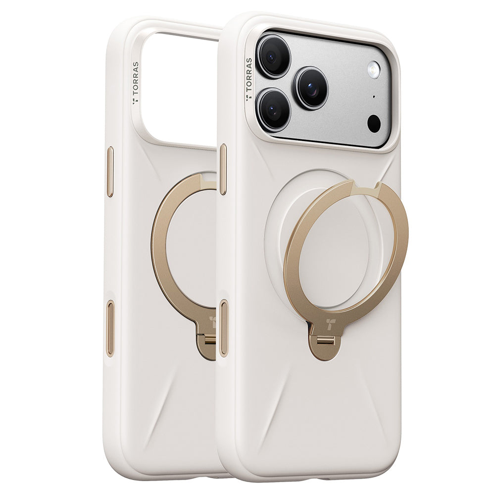 MagSafe Case for Apple iPhone 18 Pro / 17 Pro, Torras, QPRO Silicone, White