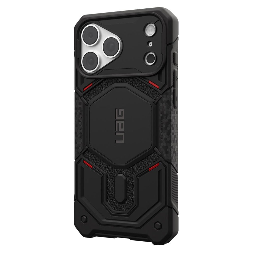 Etui MagSafe do Apple iPhone 18 Pro / 17 Pro, Urban Armor Gear, Monarch Pro Kevlar, Czarna
