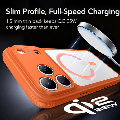 MagSafe Case for Apple iPhone 18 Pro, ESR, Classic Hybrid, Satin Orange