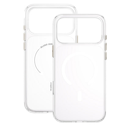 MagSafe Case for Apple iPhone 18 Pro Max / 17 Pro Max, Blueo, Crystal+ Anti-Drop, Transparent