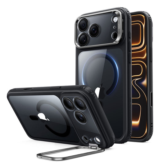 Etui MagSafe dla Apple iPhone 18 Pro Max / 17 Pro Max, ESR, Classic Hybrid Kickstand, Czarna Przezroczysta