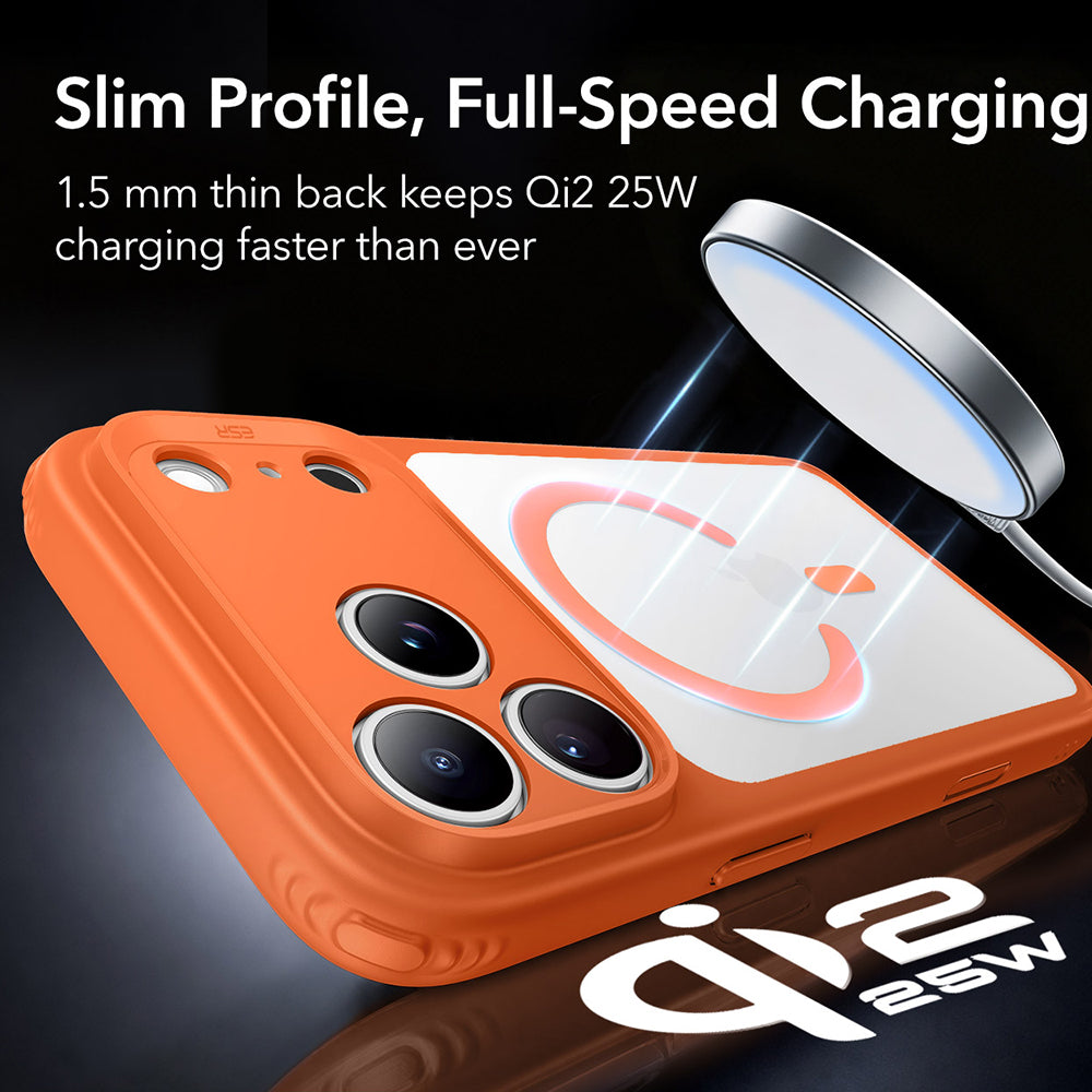 MagSafe Case for Apple iPhone 18 Pro Max / 17 Pro Max, ESR, Classic Hybrid, Satin Orange