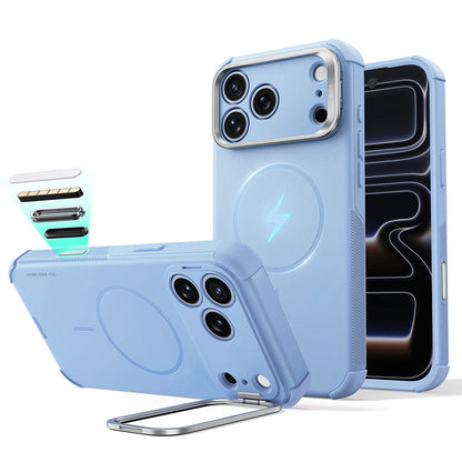 MagSafe Case for Apple iPhone 18 Pro Max / 17 Pro Max, ESR, Cyber Armor Kickstand, Blue