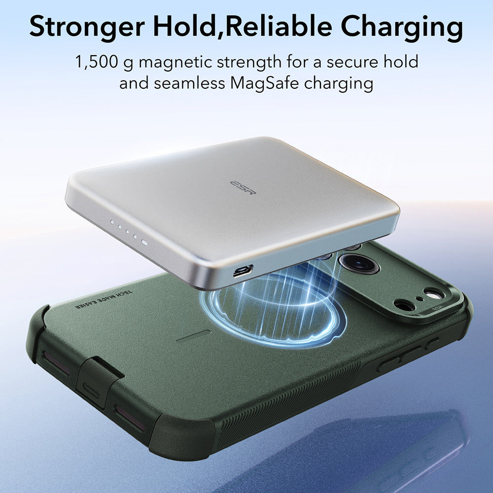 Etui MagSafe do Apple iPhone 18 Pro Max / 17 Pro Max, ESR, Cyber, Zielony