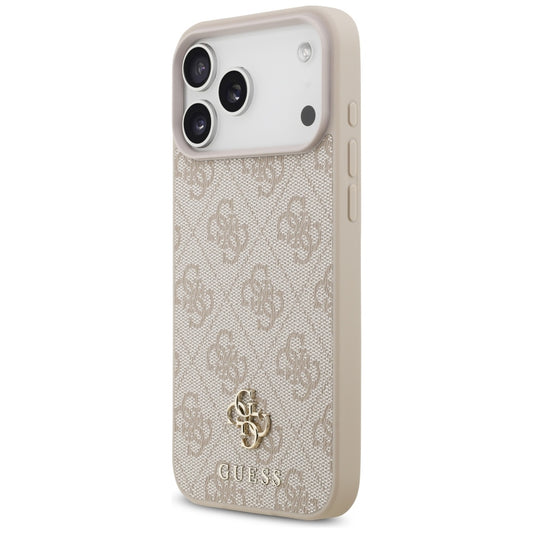 Etui MagSafe do Apple iPhone 18 Pro Max / 17 Pro Max, Guess, 4G Small and Classic, Różowe