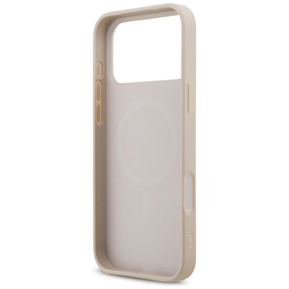 Etui MagSafe do Apple iPhone 18 Pro Max / 17 Pro Max, Guess, 4G Small and Classic, Różowe